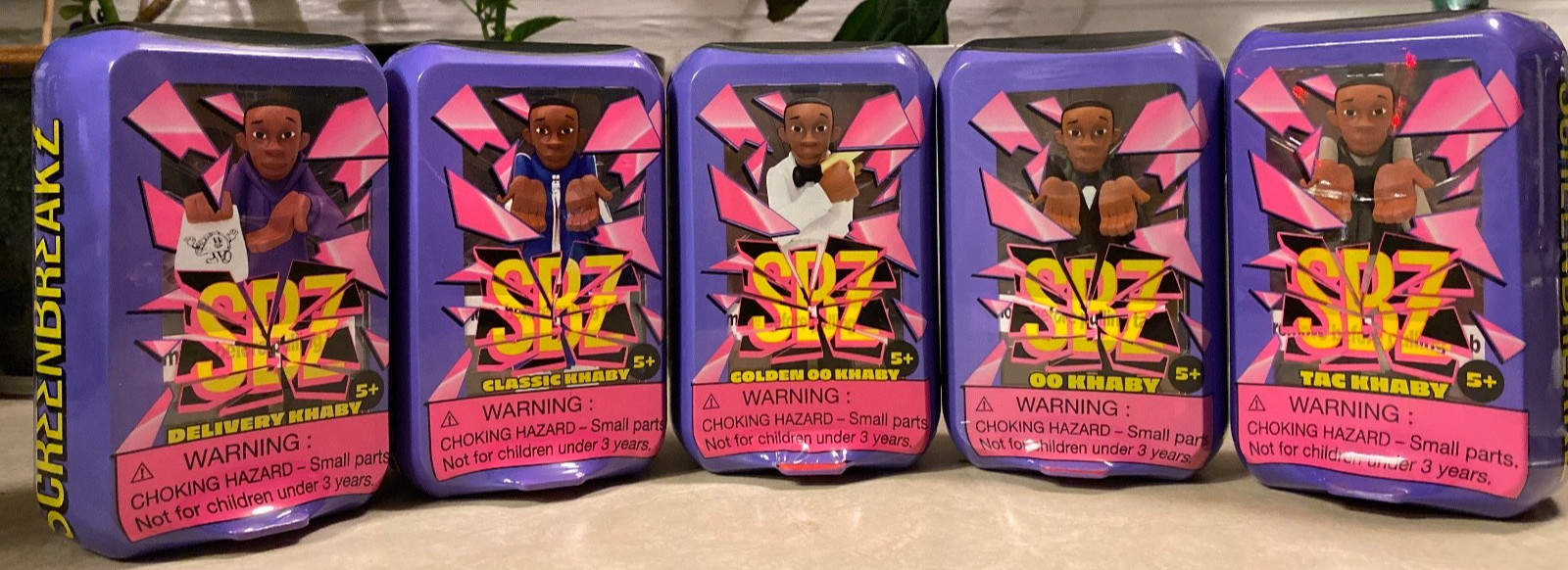 Screen Breakz 5pc Complete Set SBZ/Classic/TAC/OO/Delivery &Golden Khaby FreeS&H