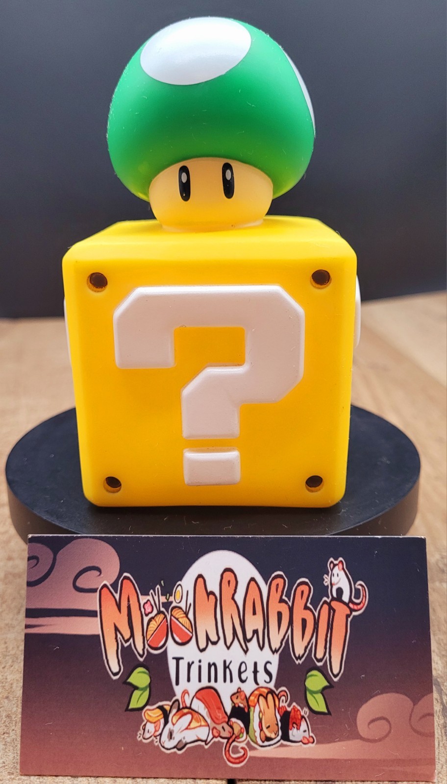 Super Mario Bros. 2017 Exclusive 4.5&Prime; 1UP Mushroom Paladone Block Vinyl Figure