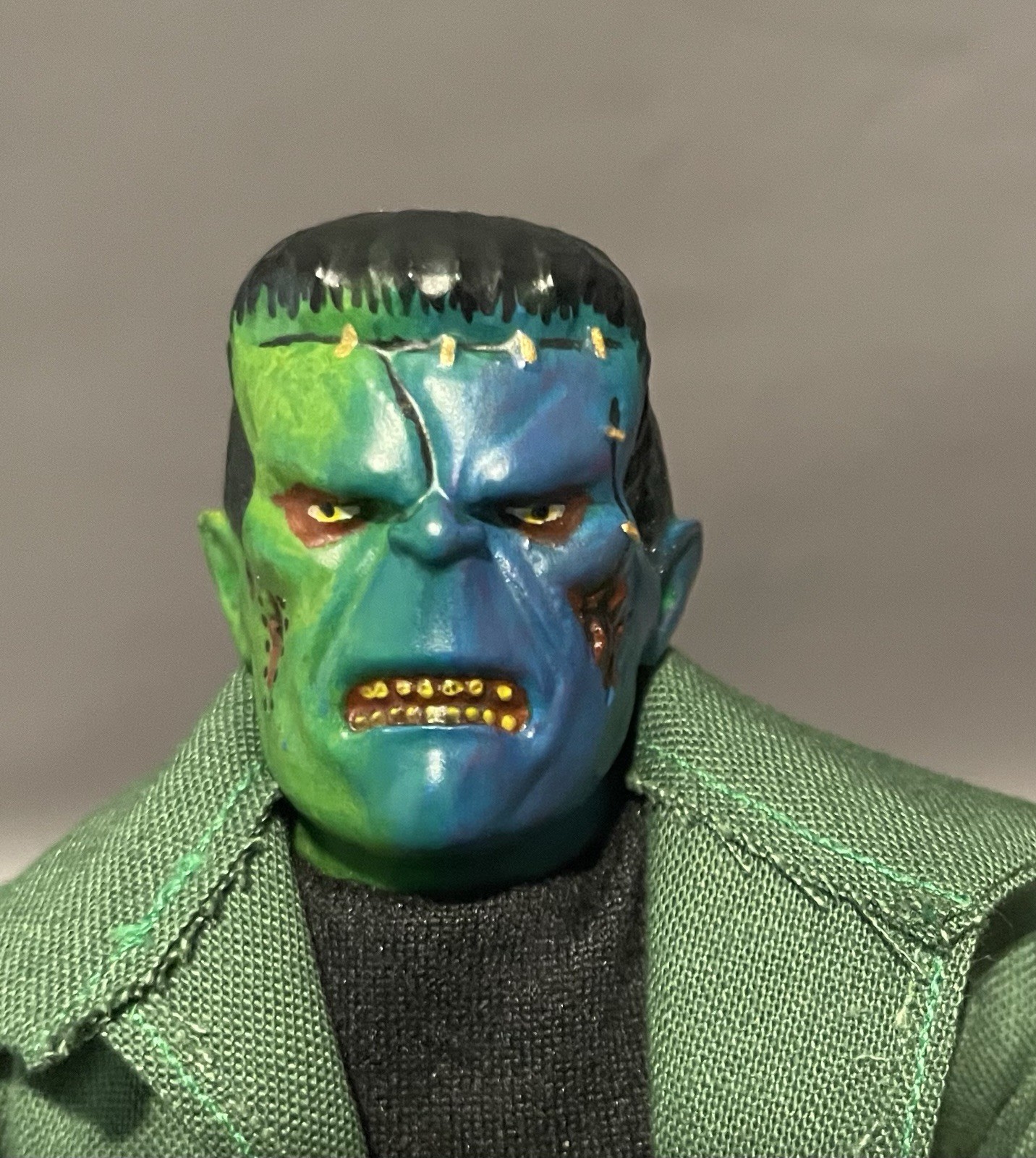 MARK SPEARS FRANKENSTEIN MONSTER TRIBUTE-FAN ART CUSTOM 8” FIGURE-AHI (read desc