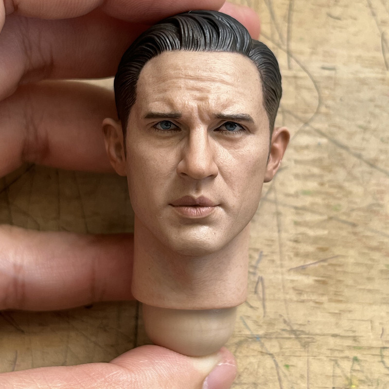 Delicate Paint 1/6 Scale The Legend Slicked Tom Hardy Head Sculpt Fit 12&Prime; Figure