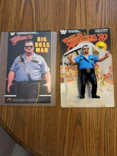 Vintage LJN/Grand Toys 1989 Big Boss Man w Original Nightstick Poster & Cardback