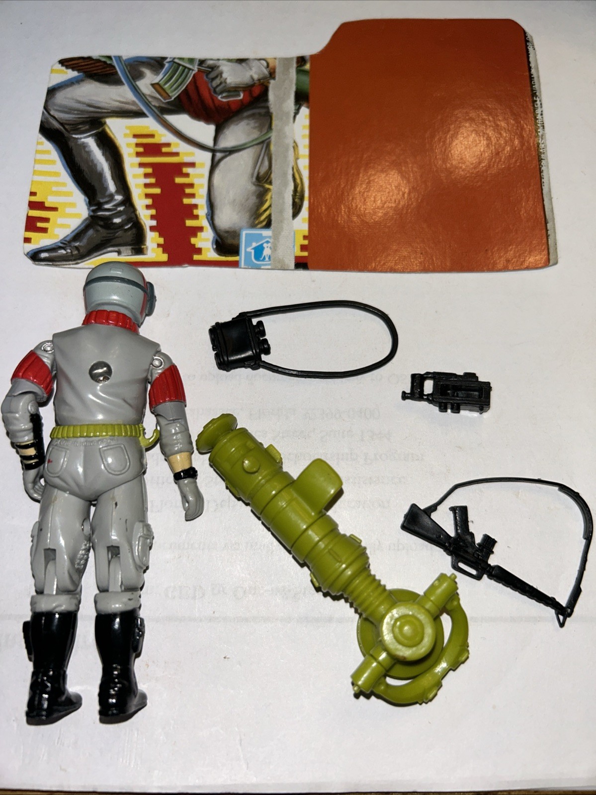 Vintage GI Joe – 1987 SNEAK PEEK – HASBRO W/ File Card SL
