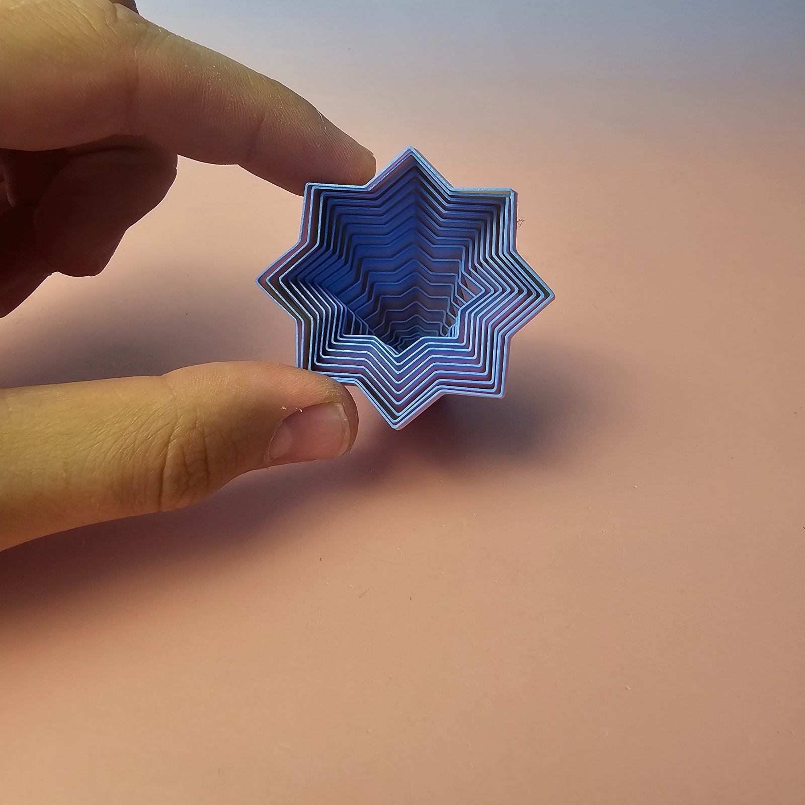 Fidget Star 3D Printed