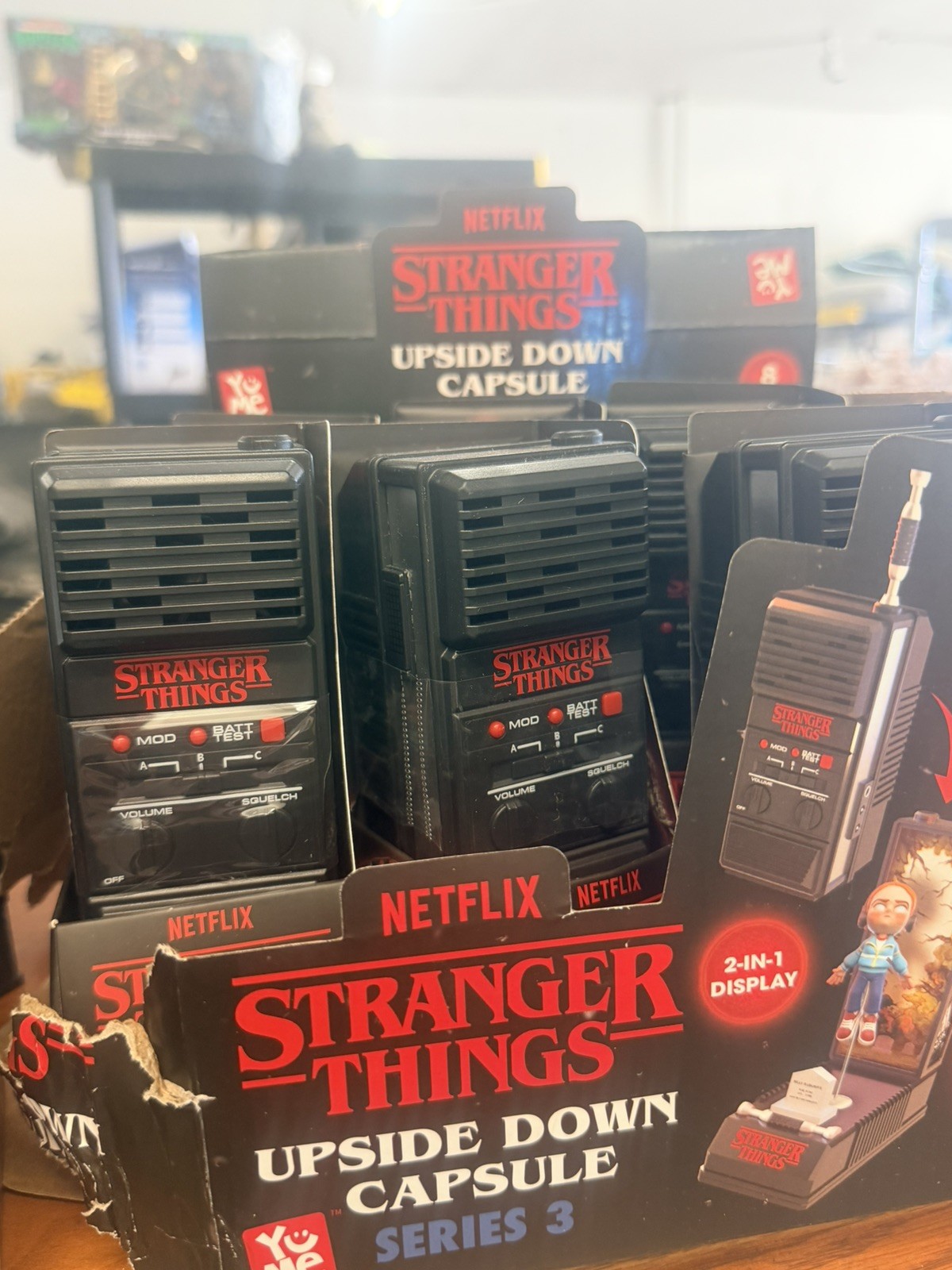 Stranger Things Walkie Talkie, Series 3 Upside down Capsule Blind Pack, HTF, NEW