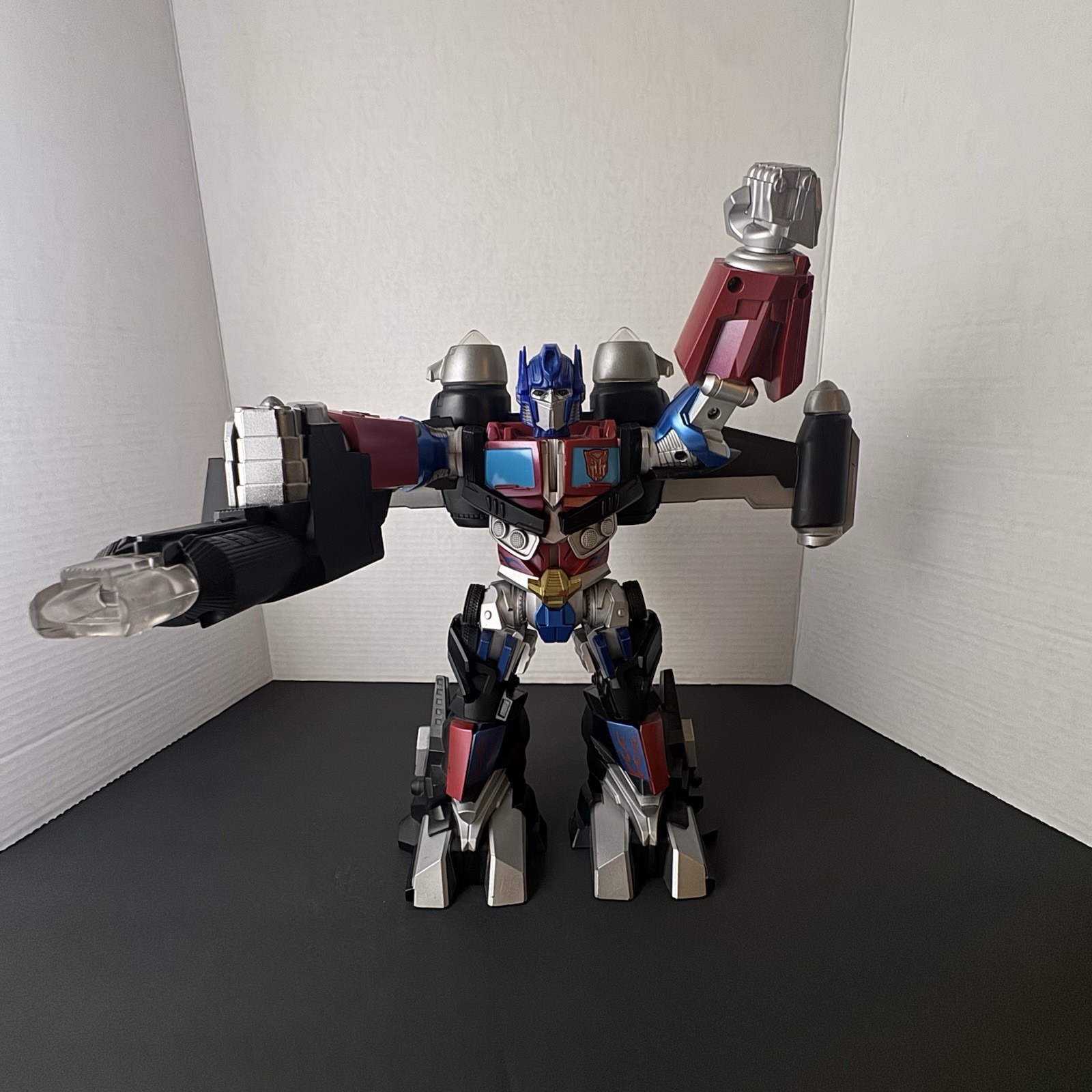 Transformers Mega Power Bots Jetpower Optimus Prime 12 Talking Figure 2008 Toy