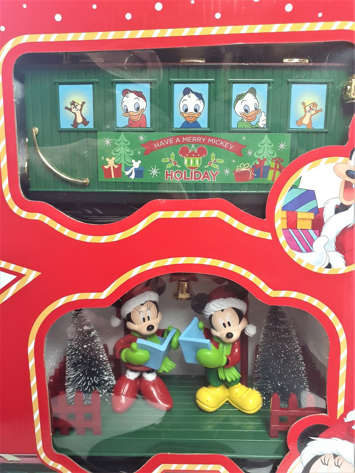 NEW Disney Mickey Mouse Holiday Express Train Set 36 Pieces Collectors Edition