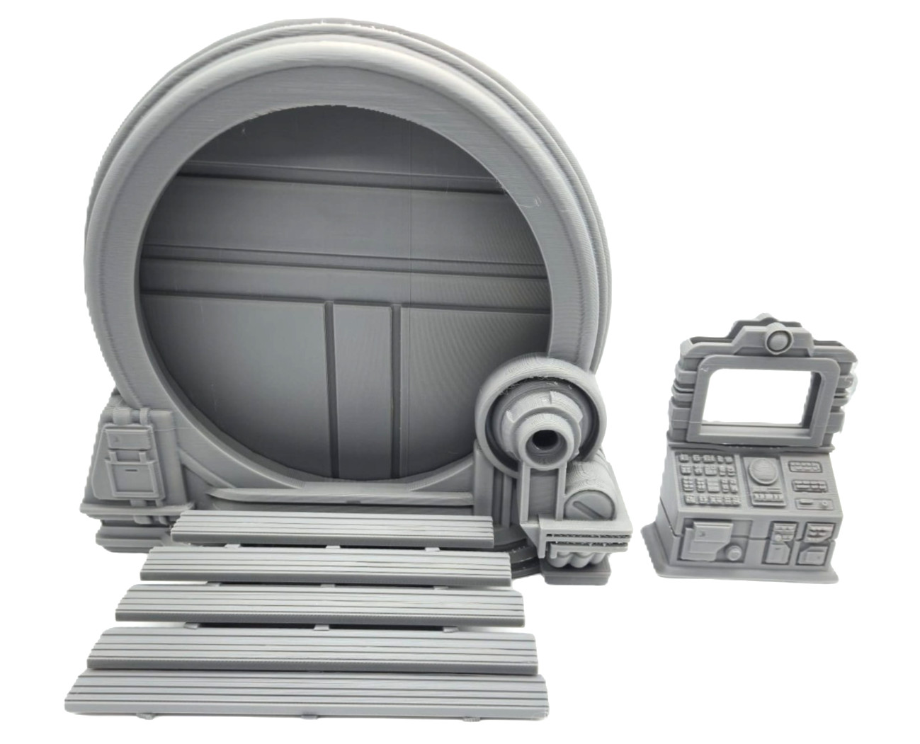 1:12 Scale Interdimensional Portal & Lab Console – Sci-Fi Diorama for 6&Prime; Action