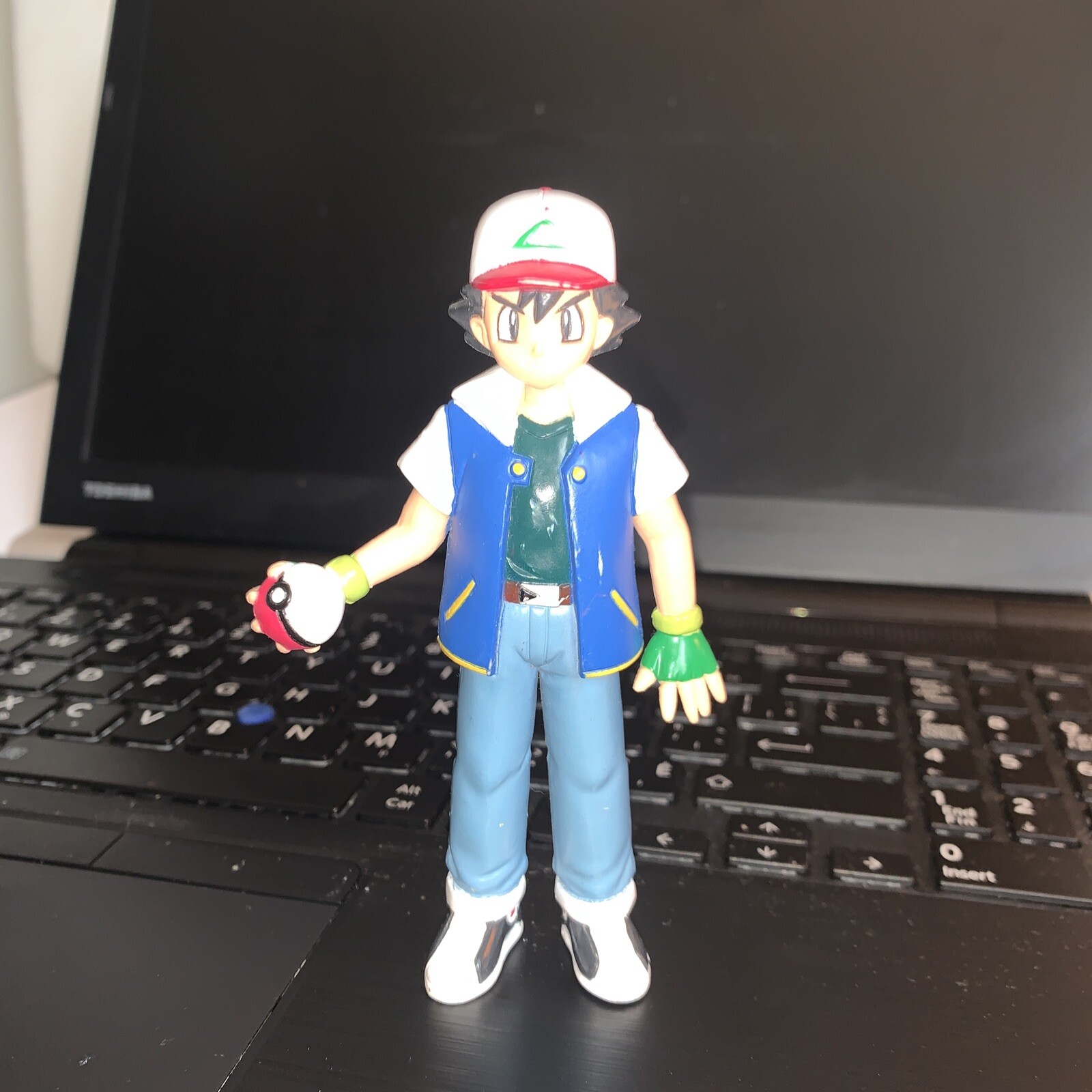 Pokemon Vintage TOMY Ash Ketchum Toy PVC Figures 1998 Japan EUC Not Graded