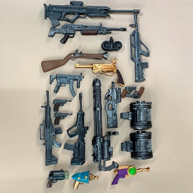 17pcs Weapons Guns Deluxe Accessory Munitions Pack 2 For 7 » Figures McFarlane