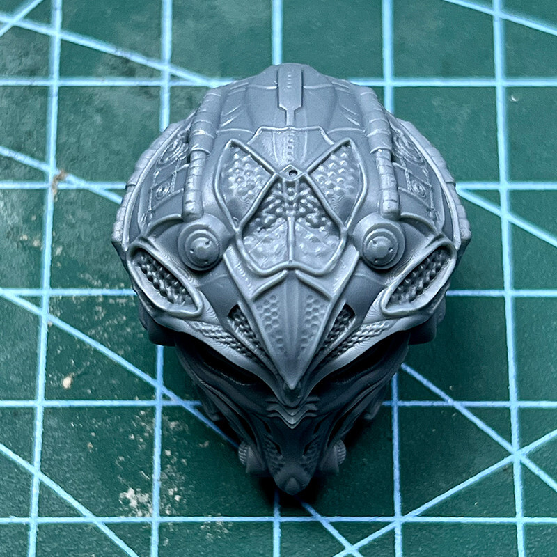 1/12 1/10 1/18 Scale The Truck Helmet Head Sculpt Unpainted Fit 6&Prime; ML SHF Neca