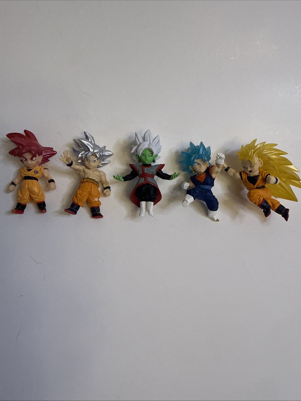 5 PCS Mini Dragon Ball Z Figures Super Saiyan Goku Action Figures 2.5 Inches