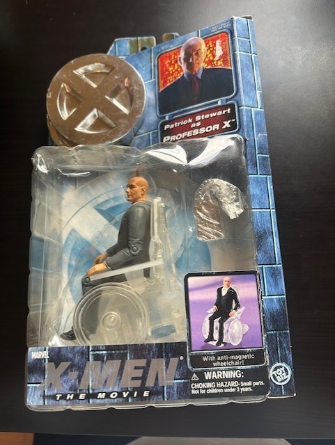 X-Men The Movie 2000 Action Figure Professor Xavier Patrick Stewart – See desc