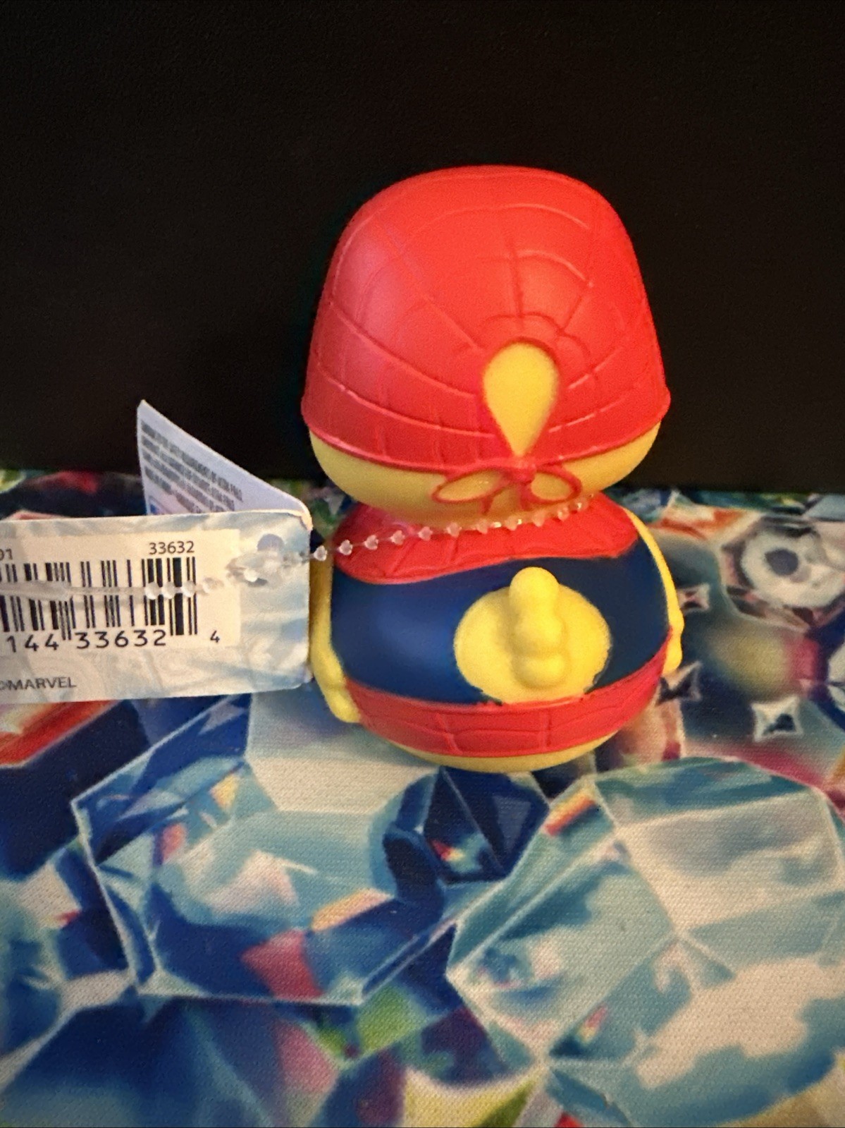 Marvel – Spider-Man – Rubber Duck – Approx 2.5&Prime; High – New With Tag
