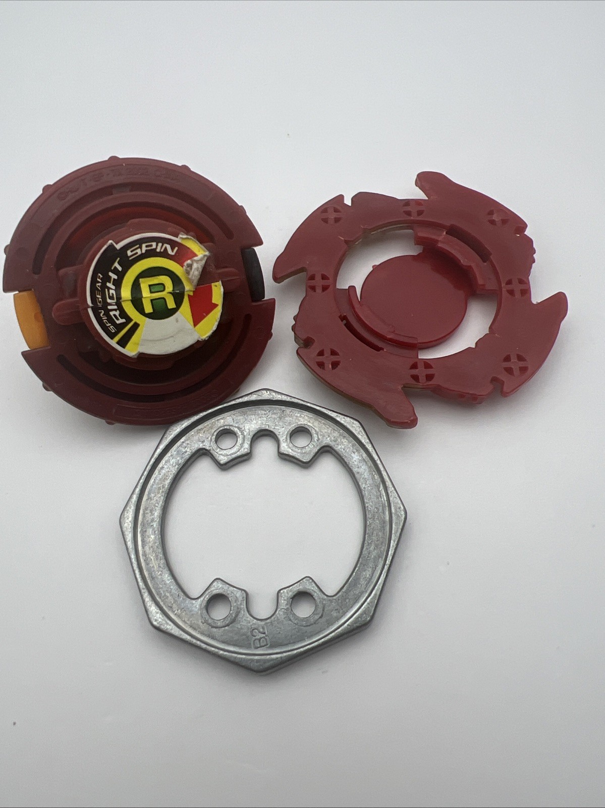 Gold Red Master Dranzer Hyperblade Beyblade Hasbro V Force Used E3