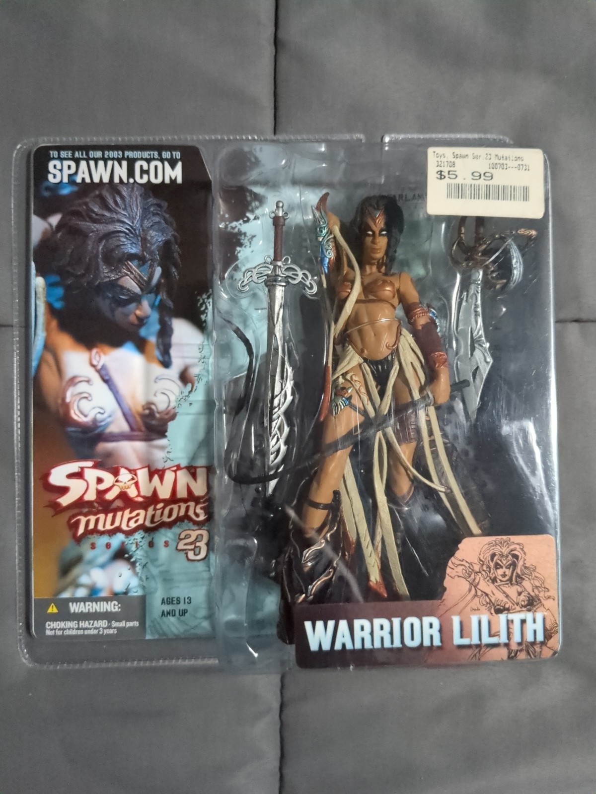 Warrior Lilith Action Figure Spawn Mutations Series 23 McFarlane Toys NEW SEALED