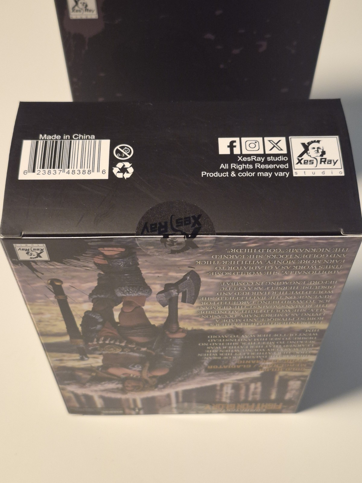 Xesray Studio Combatants Fight for Glory Gold Hildr Exclusive Action Figure New!