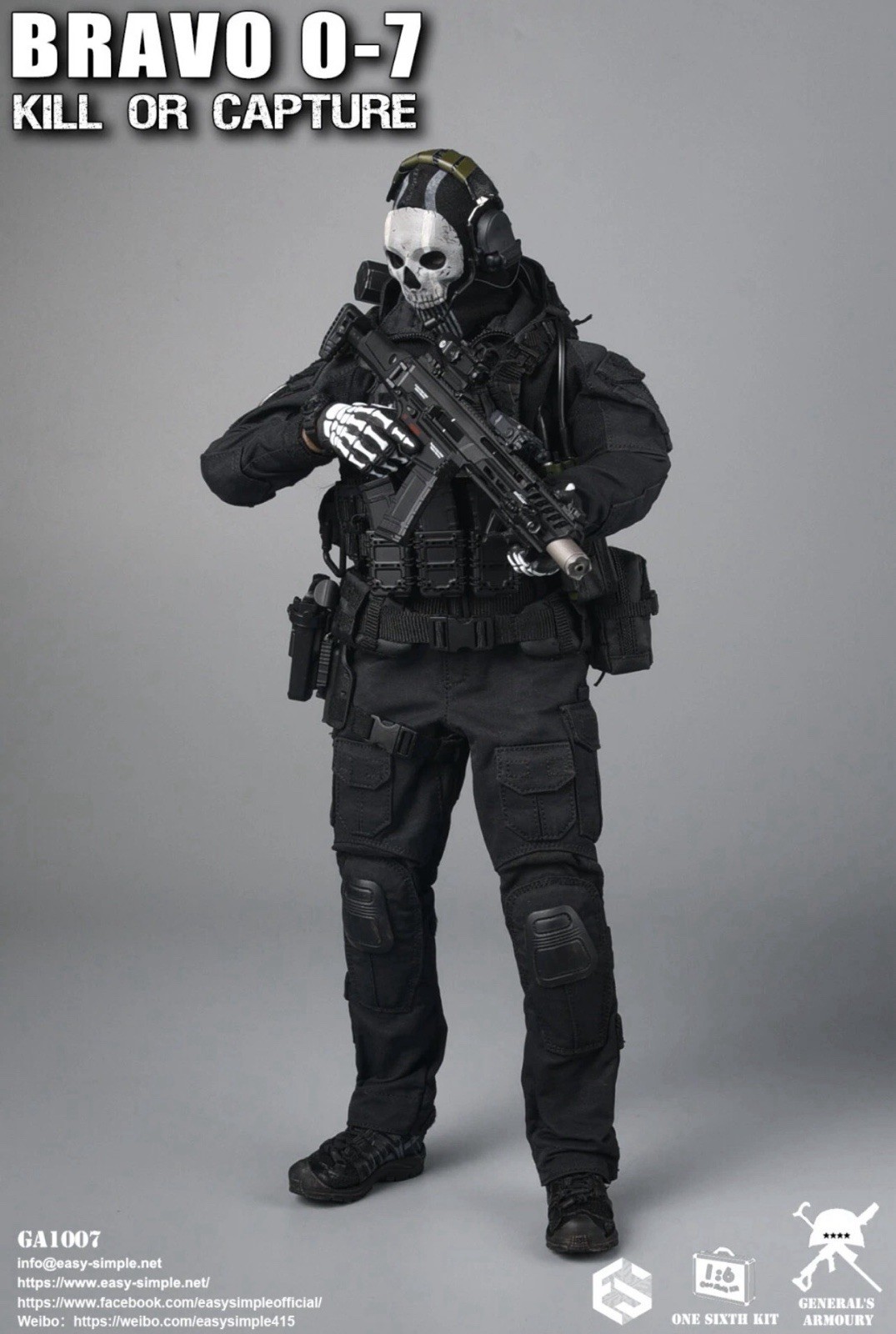 Easy and Simple Generals Armoury Bravo 0-7 Kill or Capture GA1007 CoD Ghost 1/6