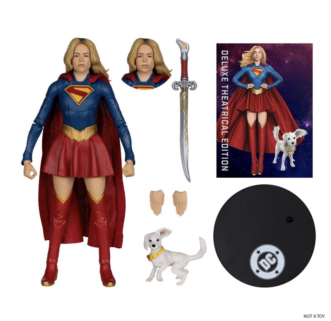 McFarlane Supergirl W/ Krypto DC Multiverse Deluxe Theatrical Edition Figure