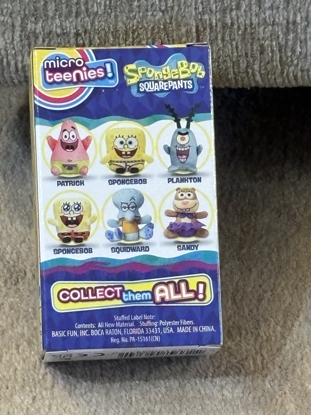 NEW – Basic Fun! SpongeBob SquarePants Micro Teenies – SQUIDWARD