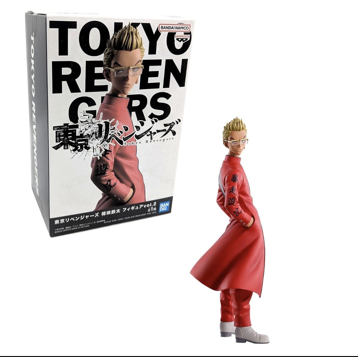 Official TETTA KISAKI Tokyo Revengers Vol. 2 Action Figure Banpresto 88772