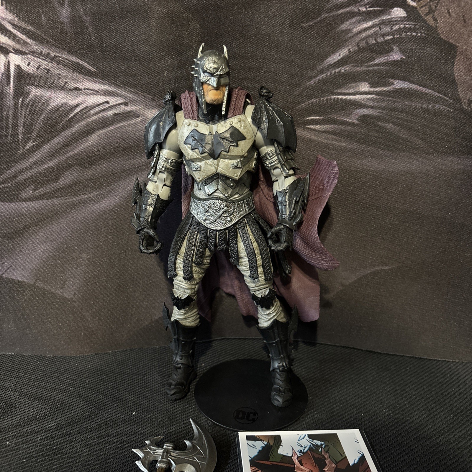 PREOWNED McFarlane Toys DC Multiverse Gladiator Batman 7in Action Figure BAC