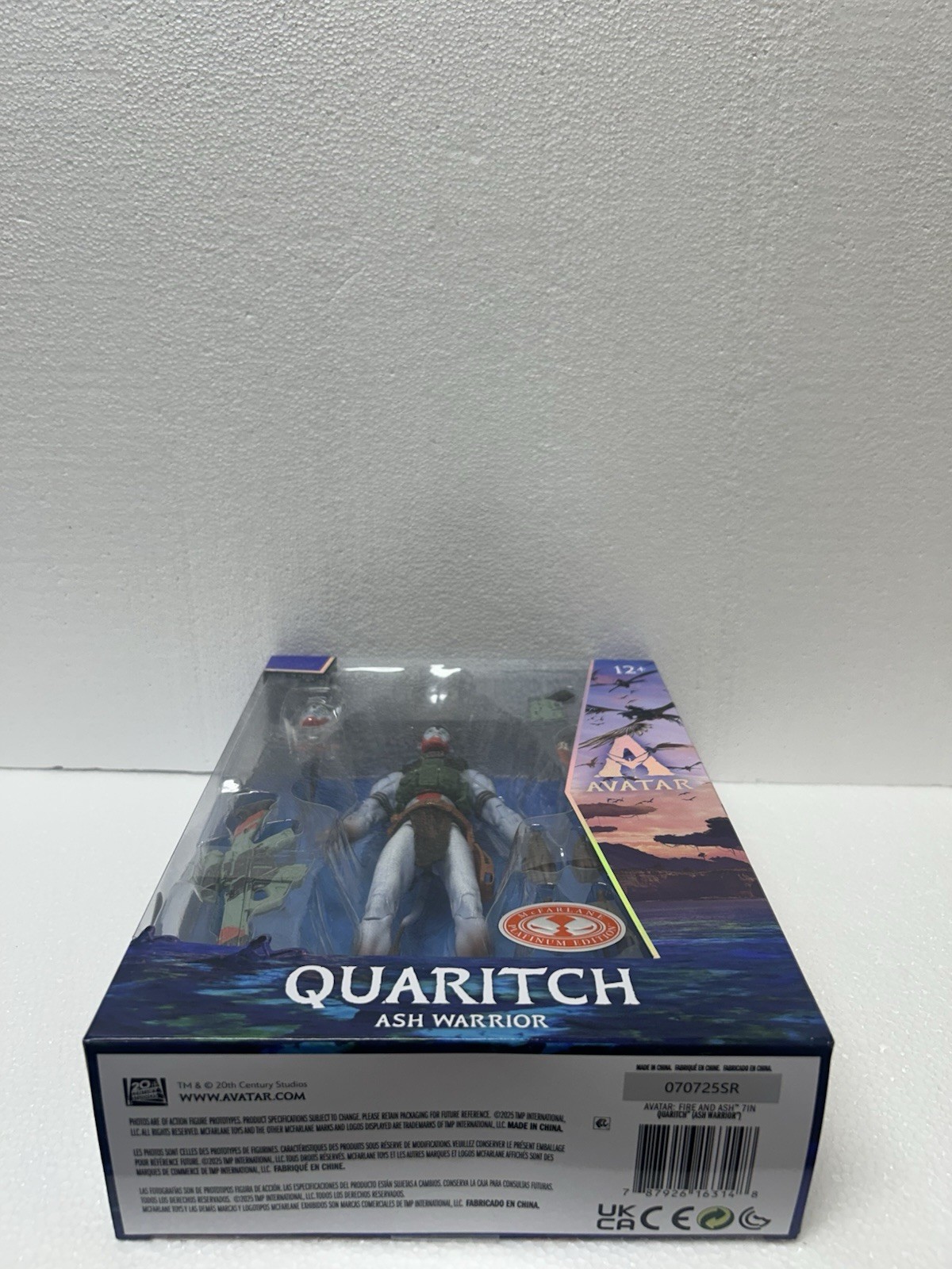 McFarlane Collector Edition 2025 Avatar Fire And Ash Quaritch Red Platinum CHASE