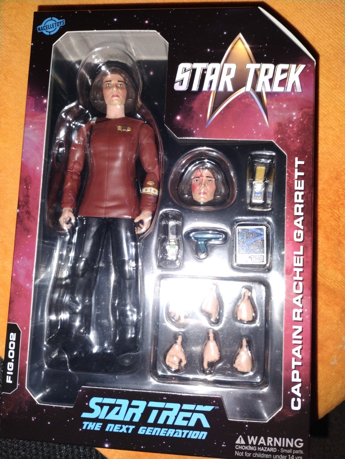 Star Trek: The Next Generation Fig.002 Captain Garrett IN STOCK US SELLER