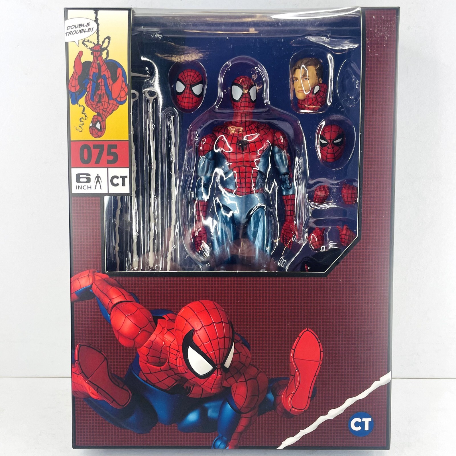 Spider-Man Comic Version Spiderman 6&Prime; Action Figure CT Toys #075 New In Box