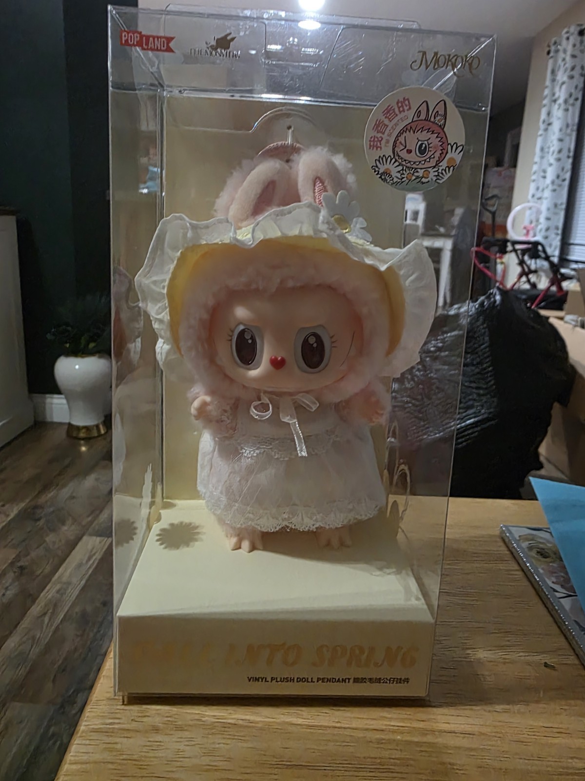 Pop Mart Labubu Mokoko Fall Into Spring Vinyl Pendant Plush – US Seller