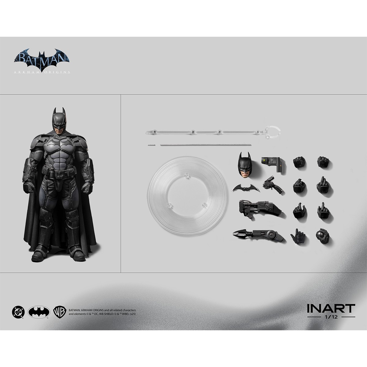 HIPLAY INART Batman Arkham Origins 1/12 Scale Action Figure MAG G0003