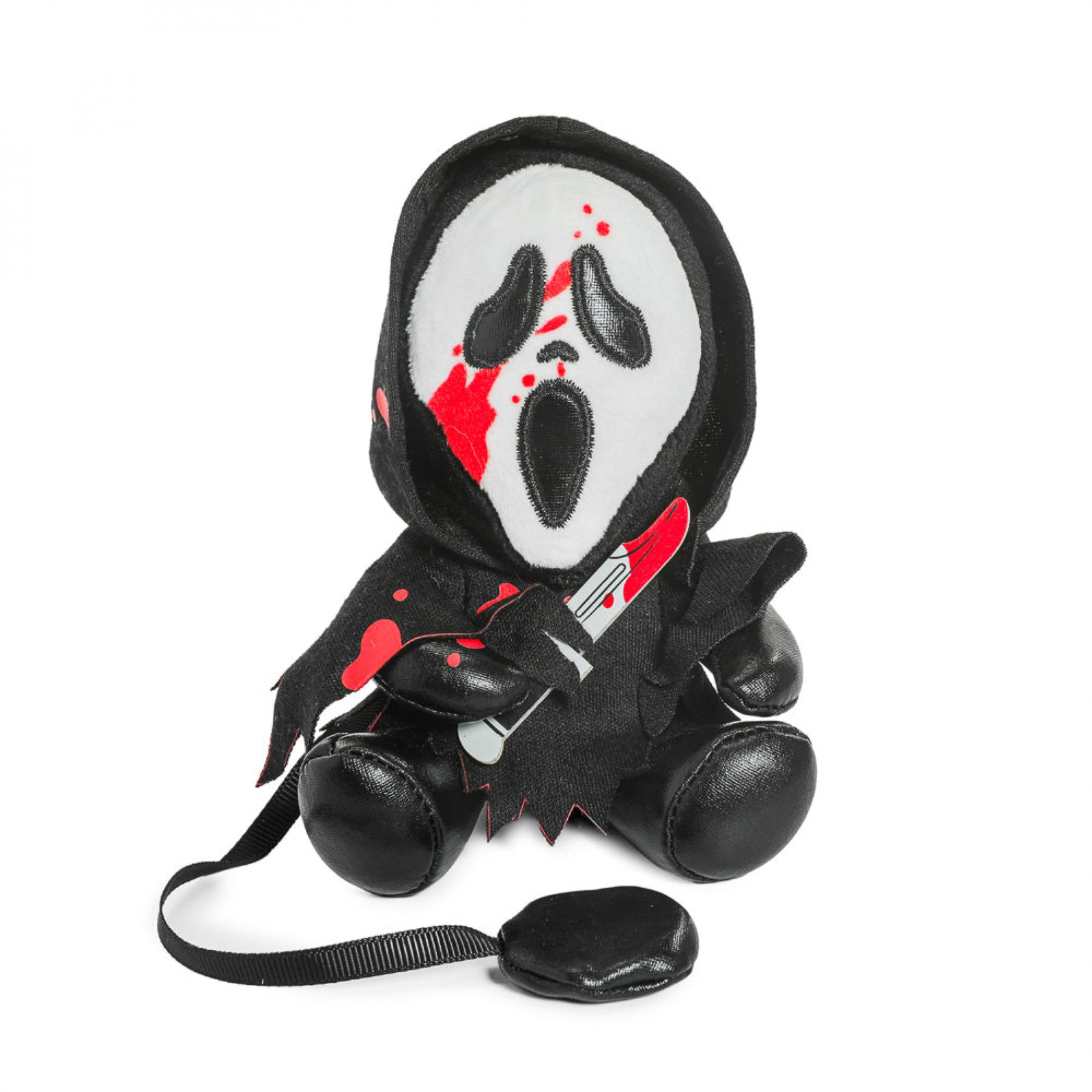 Scream Ghost Face with Bloody Knife Magnetic Shoulder Phunny Plush Multi-Color