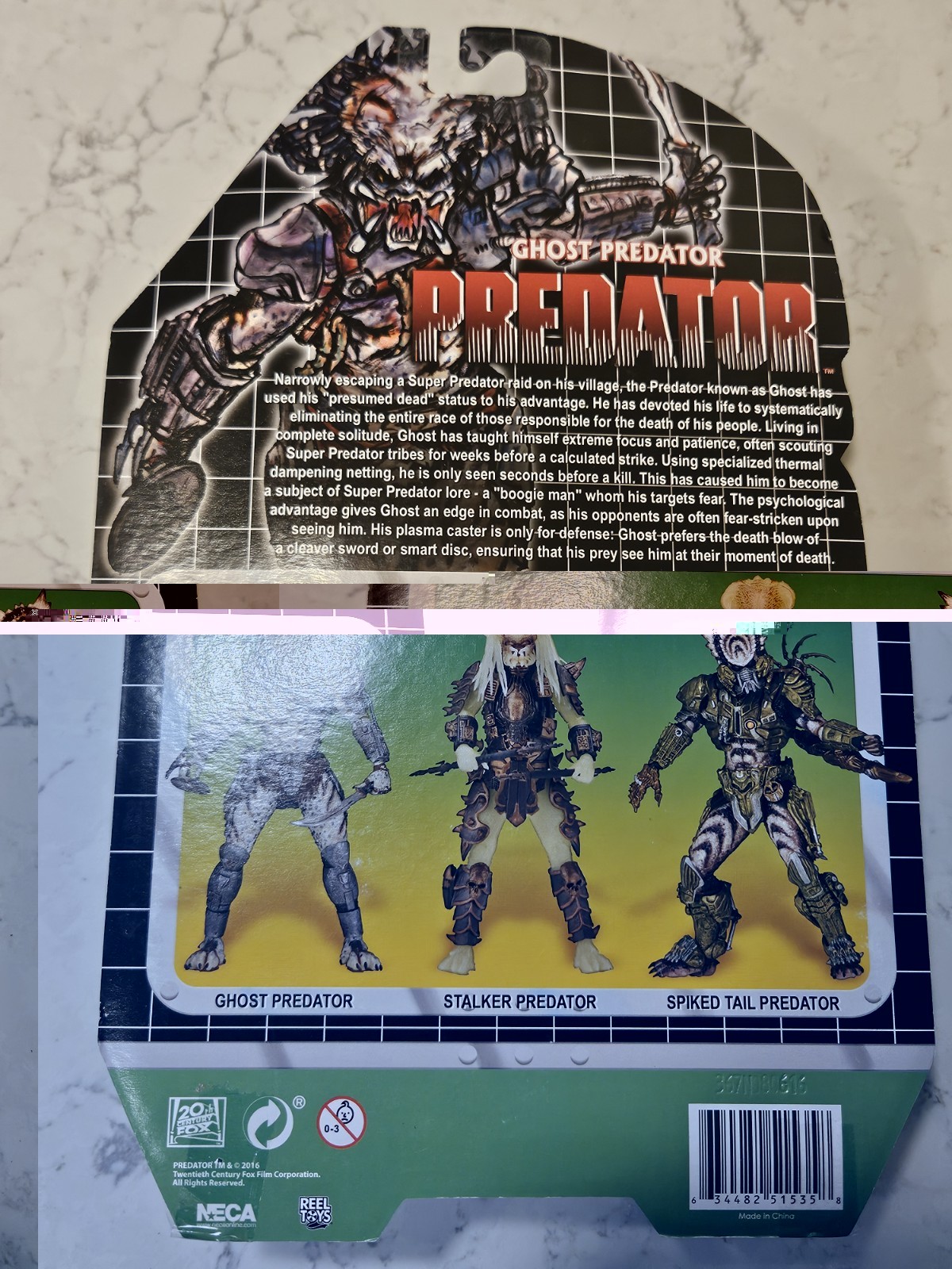 NECA Predator Series 16 Ghost Predator 7&Prime; Action Figure 100% Authentic Rare MOC