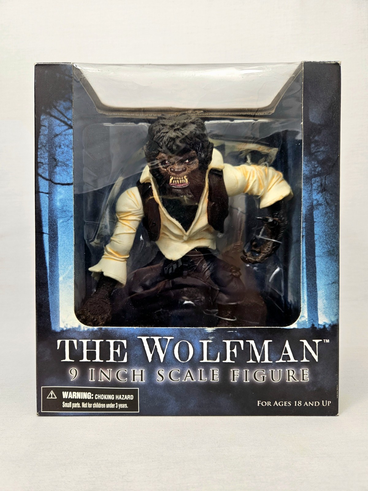 Rare Mezco The Wolfman 2010 9” Action Figure Universal Monsters Sealed Box 2010