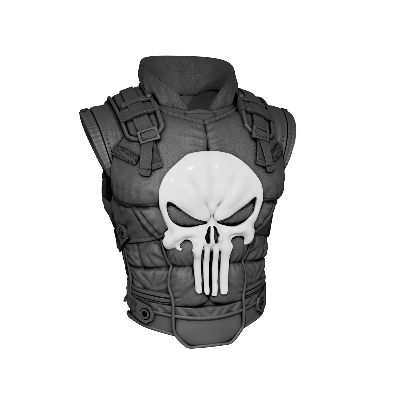 1/6 Scale Action Figure Chest Armor: VS-2004 (Punisher)