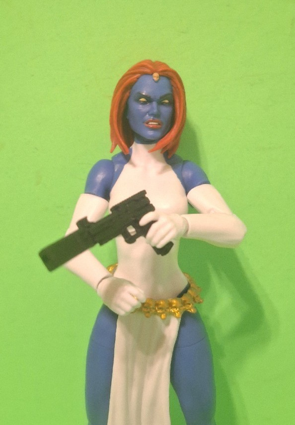 Marvel Legends MYSTIQUE / ROGUE *CUSTOM* X-MEN RETRO SERIES + GREAT COMIC BOOK