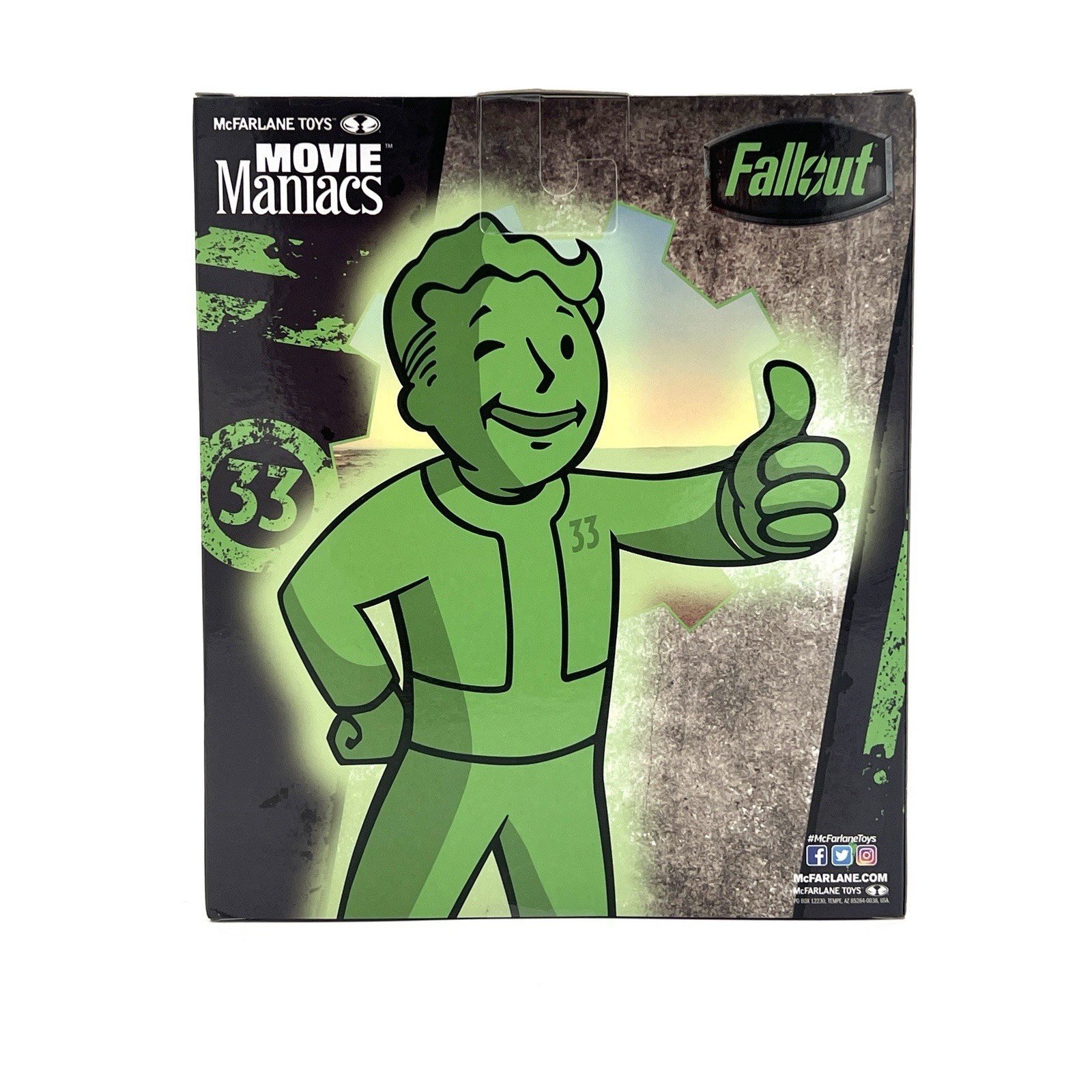 Fallout Vault Boy Glow in The Dark Edition Gold Label 5&Prime; Figure w/ Card & Bonus
