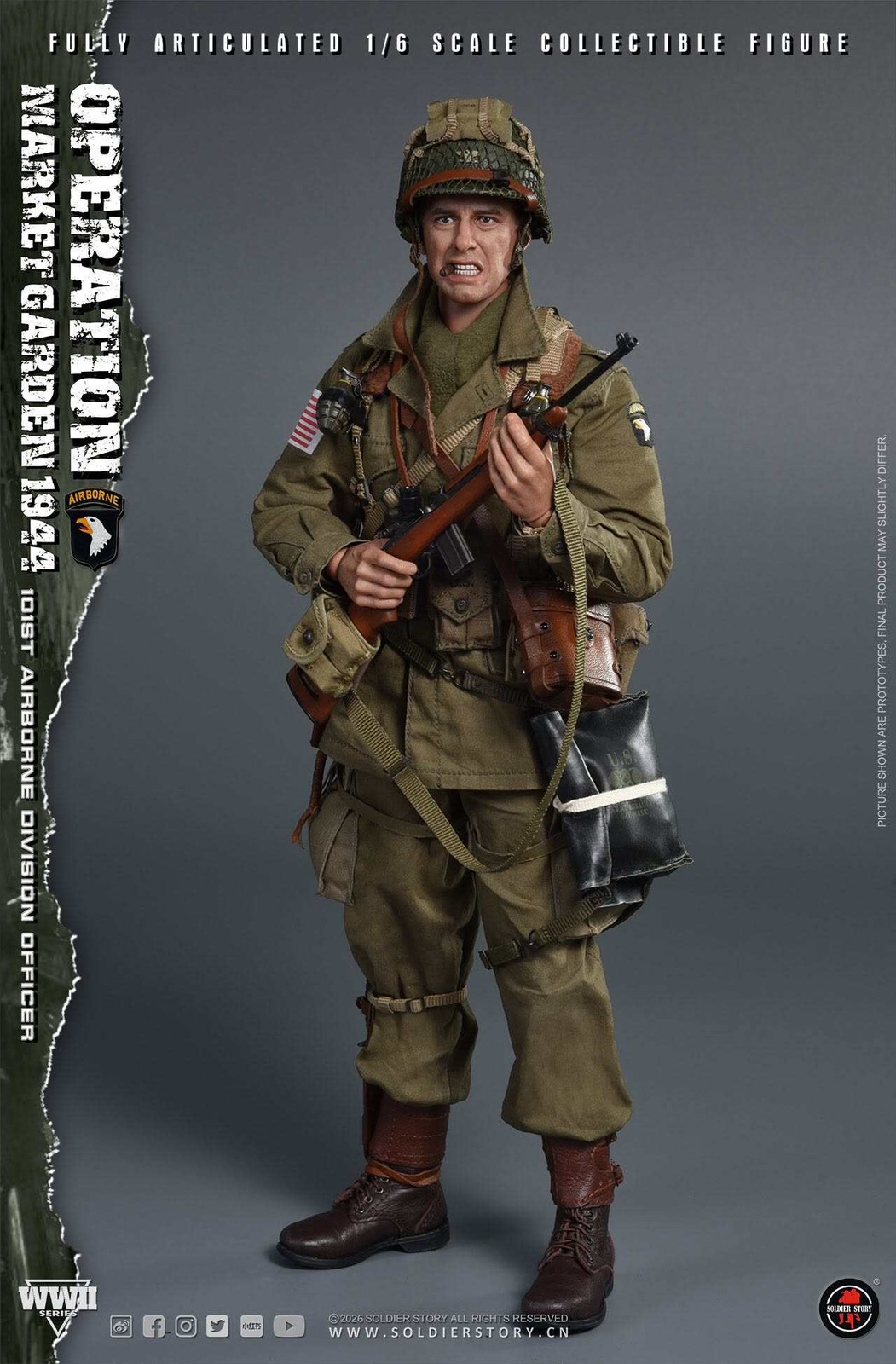 Pre-Sale Soldier Story SS145 101st Airborne Division Officer 1/6 Action Figure