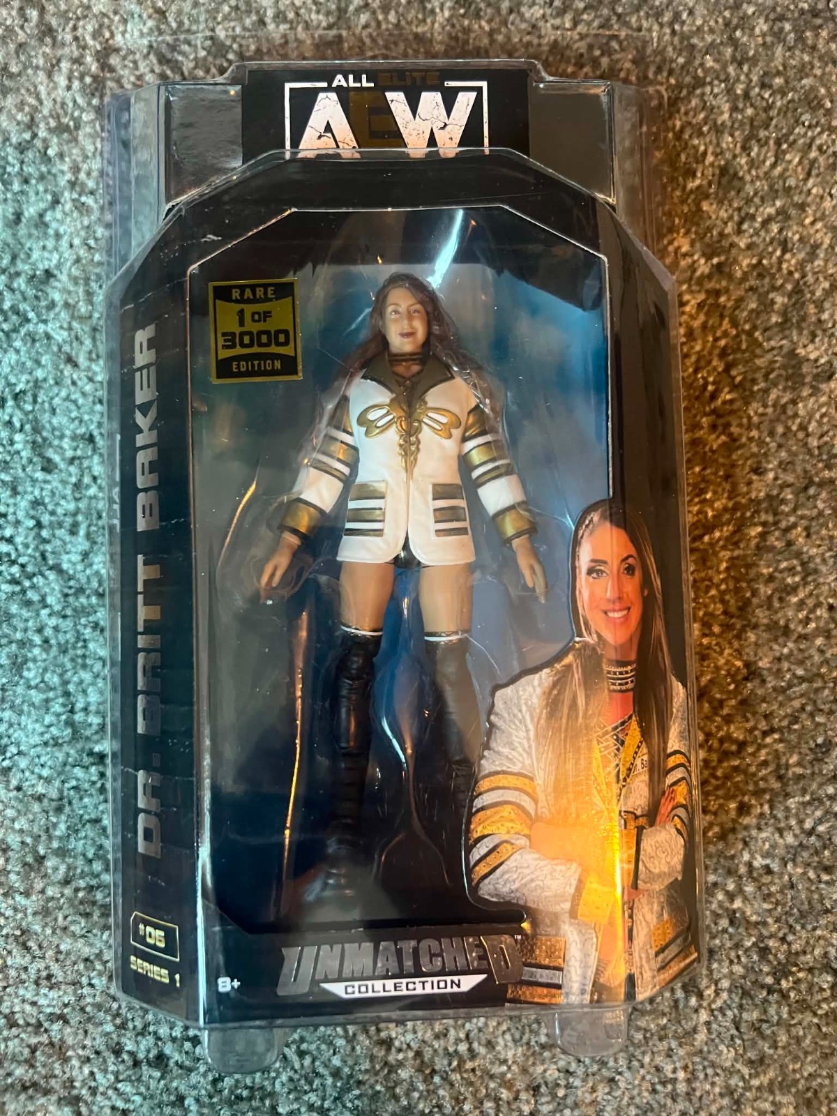 Britt Baker AEW Unmatched Chase 1/3000 Action Figure