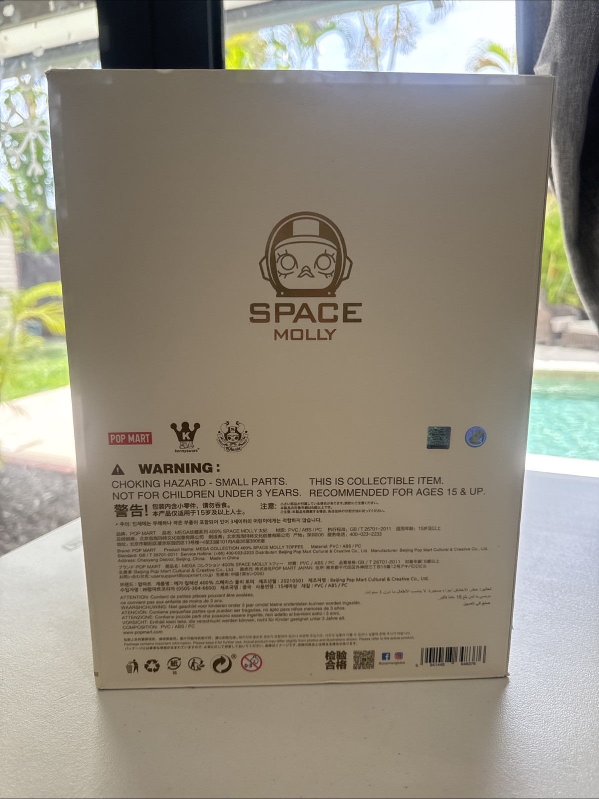 Authentic Pop Mart Mega Collection 400% Space Molly Toffee. US Seller