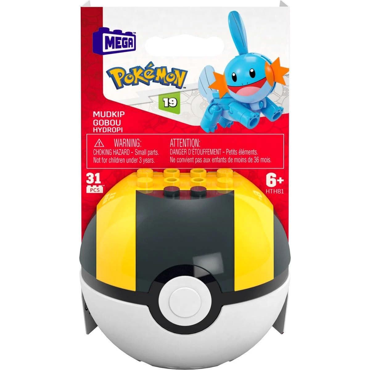 MEGA Pokémon Poké Ball Building Bundle of 6 Figures Series 19