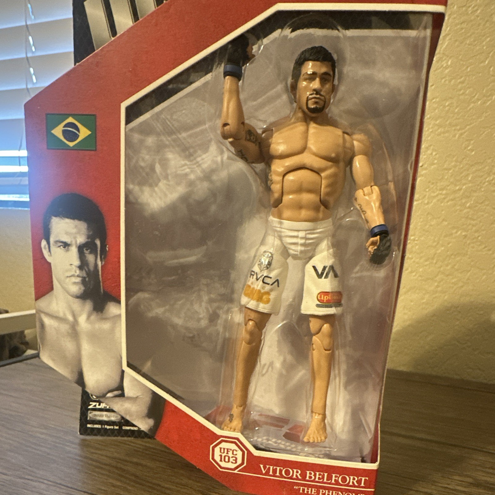 UFC Vitor Belfort « The Phenom » UFC 103 Action Figure MMA, Plastic, Multicolor