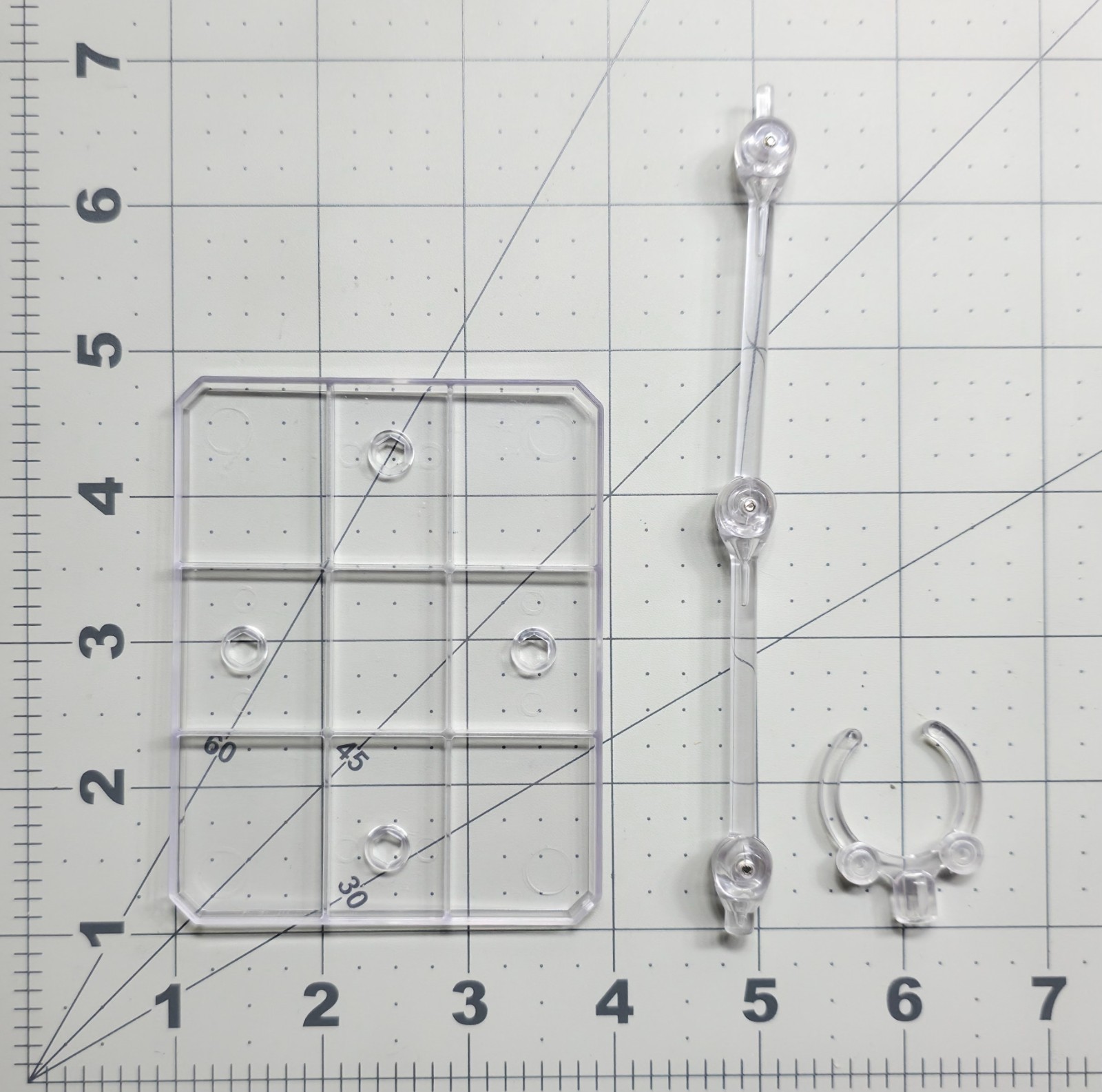 Action Figure Poseable Flight Clear Display Stand For DC GI Joe Transformers etc