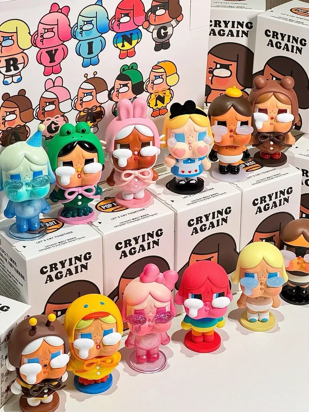 Authentic CRYBABY Crying Again Series Blind Box Confirmed Figure Toy