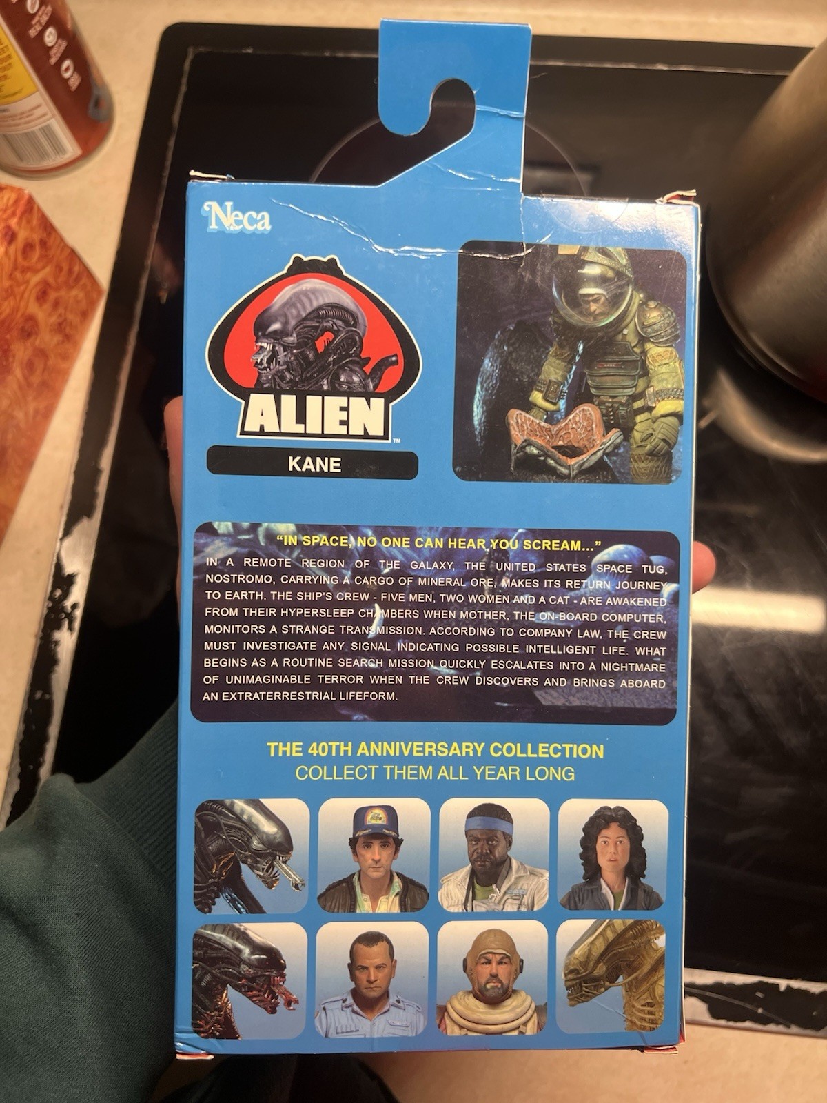 NECA Alien 40th Anniversary Kane With Face Hugger Action Figure NEW Sealed
