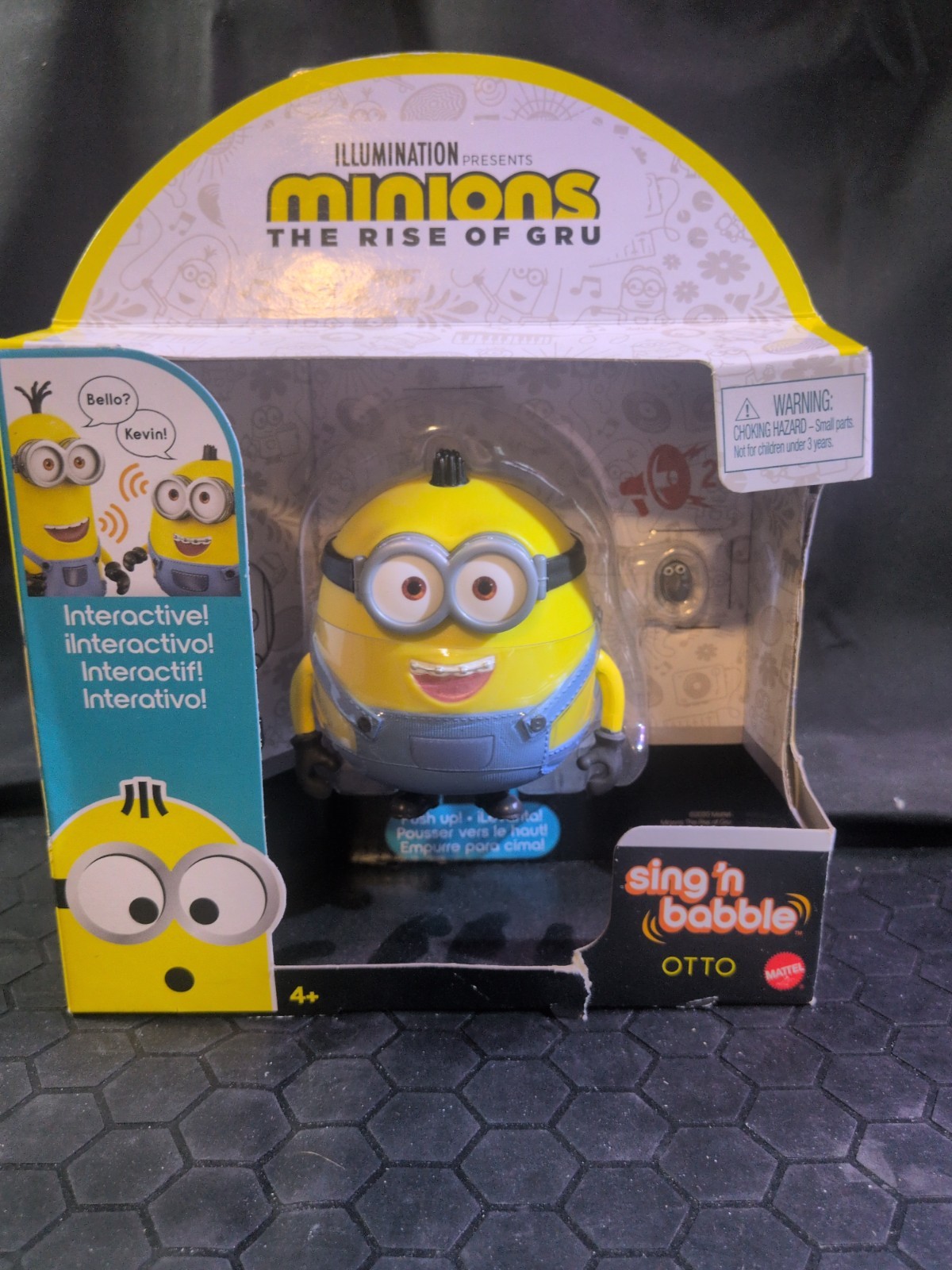 Minions The Rise of Gru – Babble OTTO Interactive Toy – 35+ Sounds & Laughs