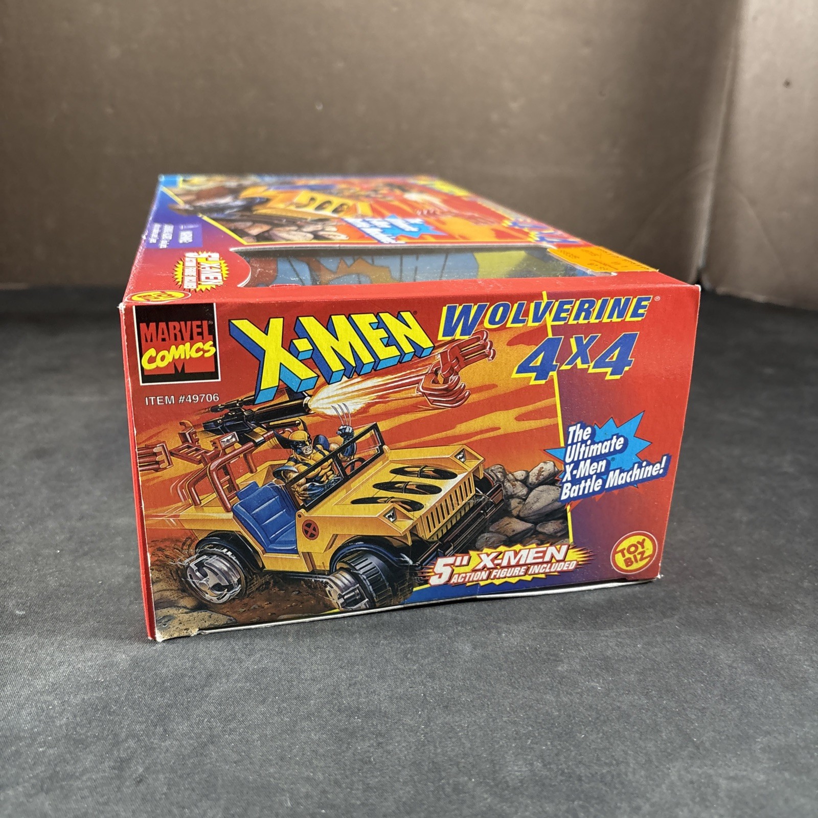 WOLVERINE X-MEN VEHICLE JEEP YELLOW ACTION FIGURE PLAYSET NEW SEALED TOY BIZ