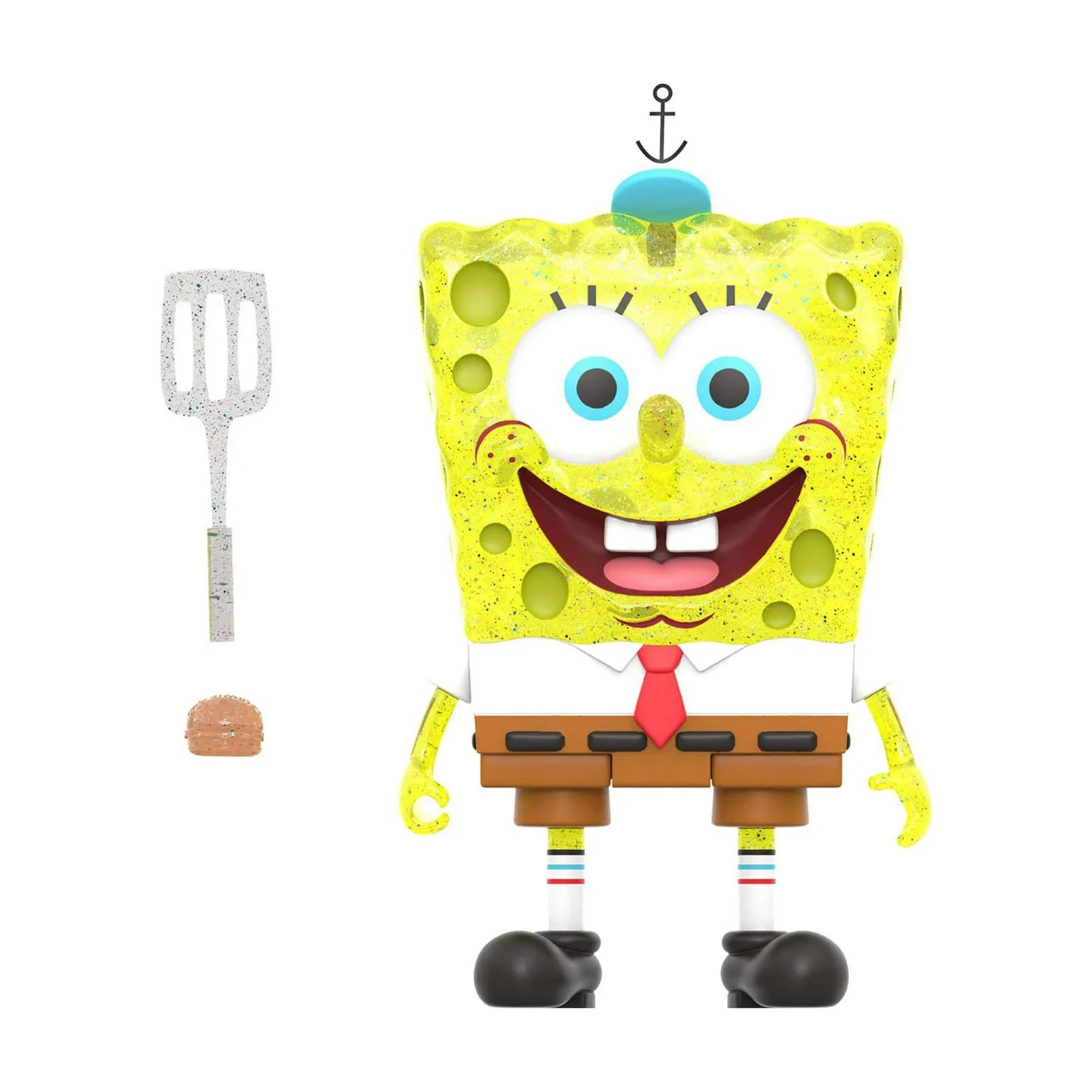 Super7 SpongeBob & Patrick BFF Glitter 2pack ReAction Figures SDCC Exclusive NEW
