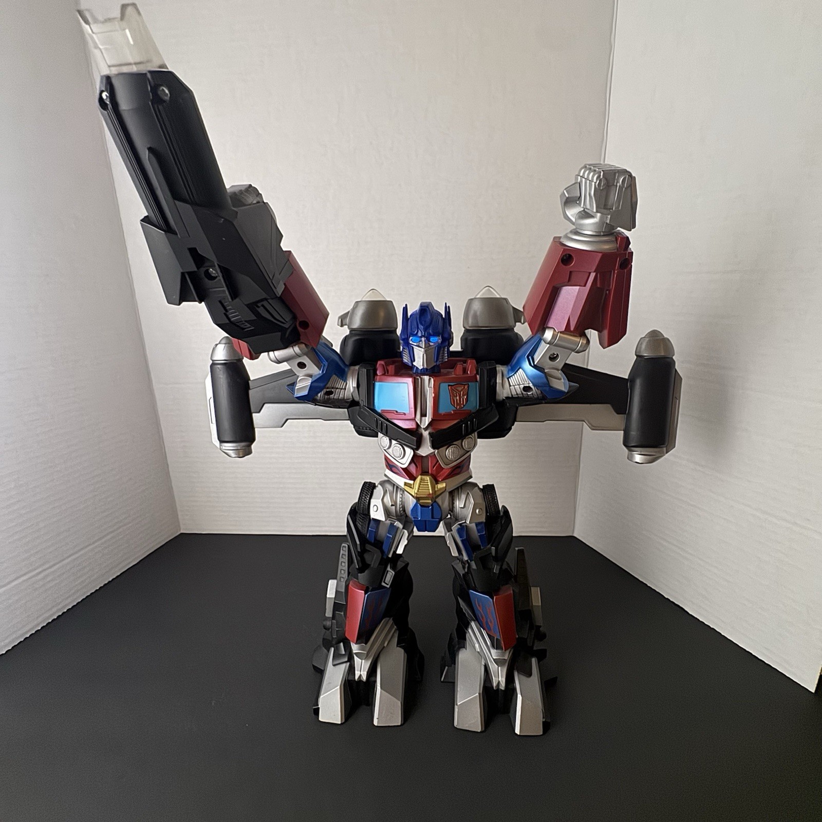Transformers Mega Power Bots Jetpower Optimus Prime 12 Talking Figure 2008 Toy