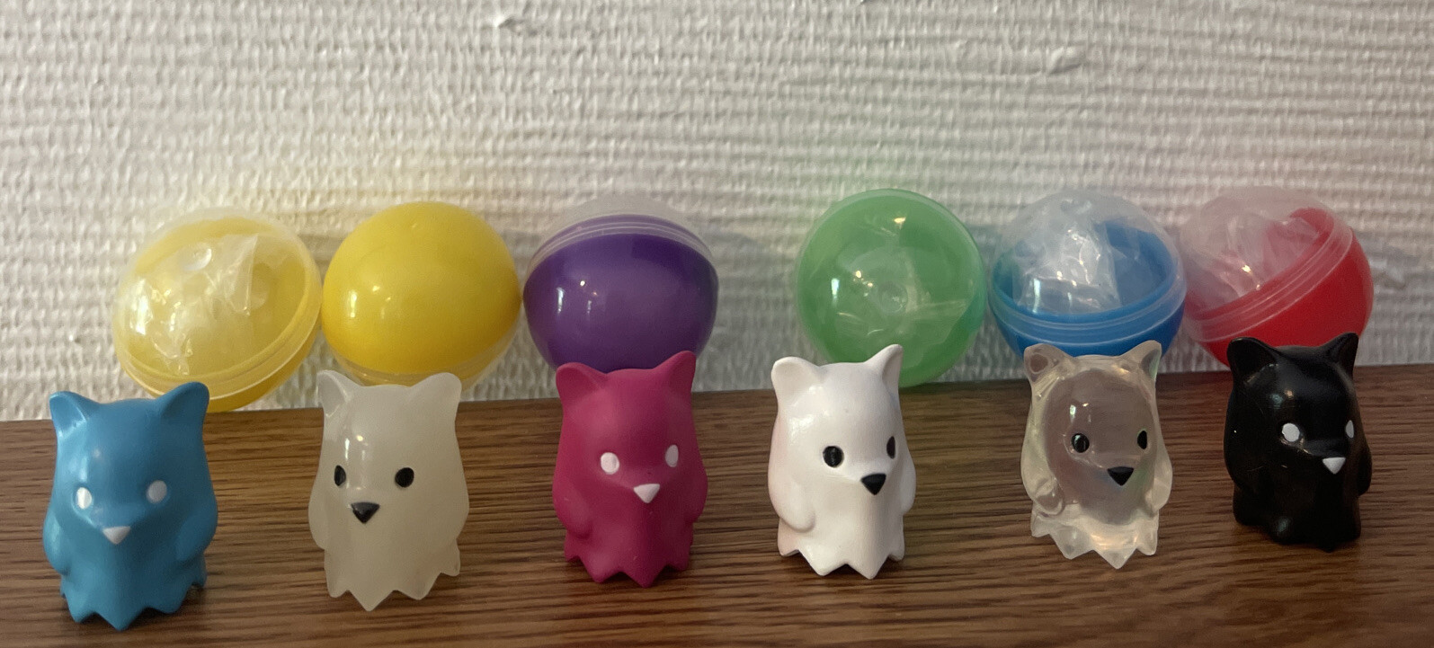 Luke Chueh Mini Ghost Bear Set Of 6 Ghostbear