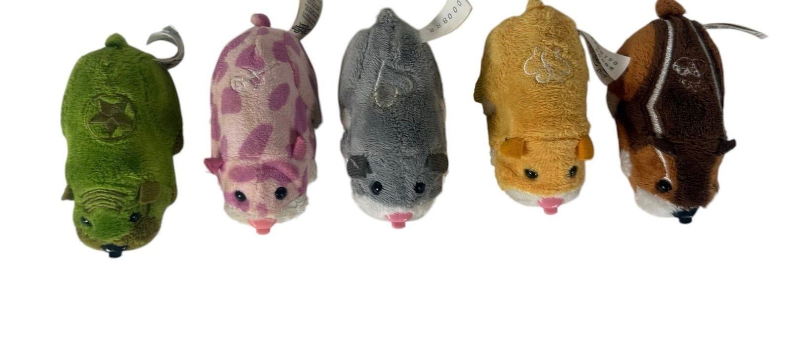 Zhu Zhu Pets Hamster Lot Of 5 Pookie Num Num8 Sergeant Serge Nugget Nutters 4in